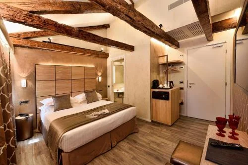 Zimmer und Gebäude - Rosa Salva Hotel Zimmer und Gebäude